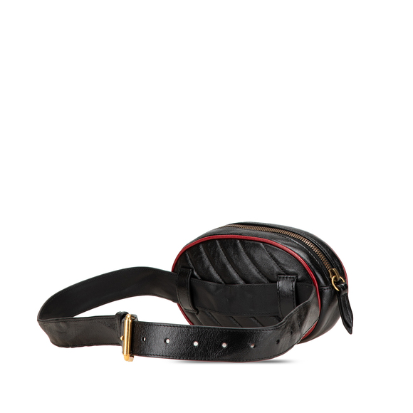 Pre-Loved Gucci GG Marmont Leather Matelasse Torchon Belt Bag - Picture 2 of 12